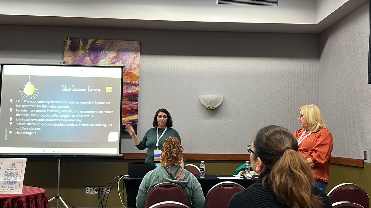 Attending a session with <a href="/SJTech2011/">Sarah Janis</a> and @mrshayneschms from <a href="/CleveHillMS/">CleveHill Middle Sch</a> <a href="/CleveHillUFSD/">CleveHill UFSD</a> on how they have integrated technology to solve real work problems focusing on the deal of civic readiness. Great ideas on how this practice can be introduced into SS classrooms! #NYSCATE22