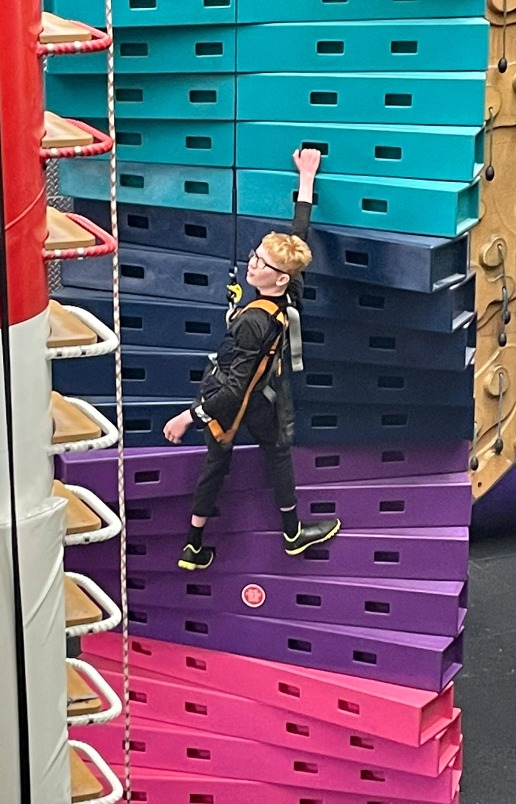 OrchardManorSch's tweet photo. Another great day out with Students from year 8 @ClipnClimbExe children enjoyed the session, working well together and surprising themselves with what they can achieve! #SpecialSchoolDawlish #Year8Rocks #Climing #Adventures https://t.co/OBi3LtBmuF