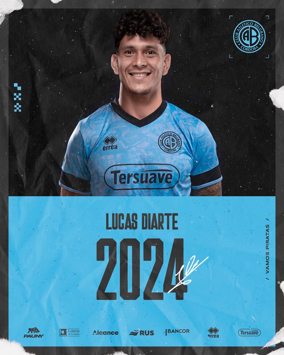 ⚽📝 Lucas Diarte es refuerzo del Club Atlético #Belgrano.

¡Bienvenido al Pirata! 🏴‍☠️

➡ bit.ly/3mVn6Jz