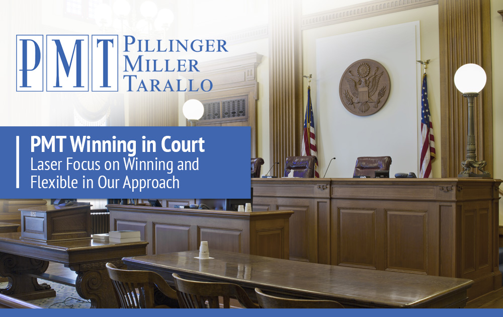 PMT_Law's tweet photo. (PMT Winning in Court - Laser Focus on Winning and Flexible in Our Approach) has been published on PMT - Pillinger Miller Tarallo - https://t.co/5Q13tuclIe https://t.co/Y9sozHc8SU