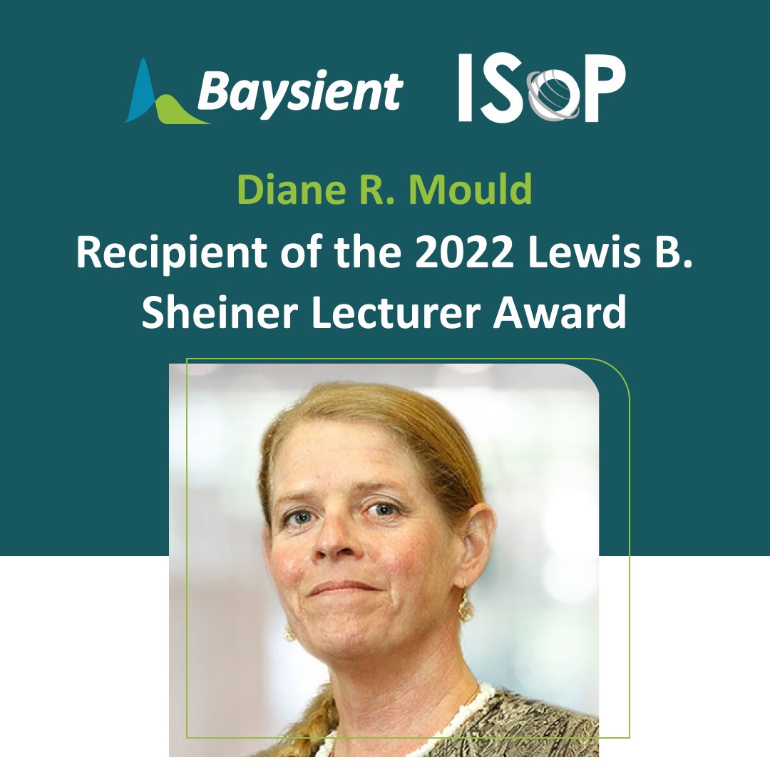 DRMOULD's tweet photo. I am excited to receive the highest honor from ISoP, the Lewis B. Sheiner Lecturer Award, as recognition for my career and leadership in the field of pharmacometrics.

Thank you for this award, @ISOP1. https://t.co/uL7mdeJlgP