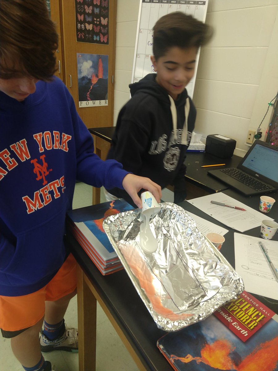 Mrs_Fossa's tweet photo. Students having fun while testing the viscosity of different liquids! @CTB_TSmith @CTBarkalow https://t.co/YulsN6maaQ