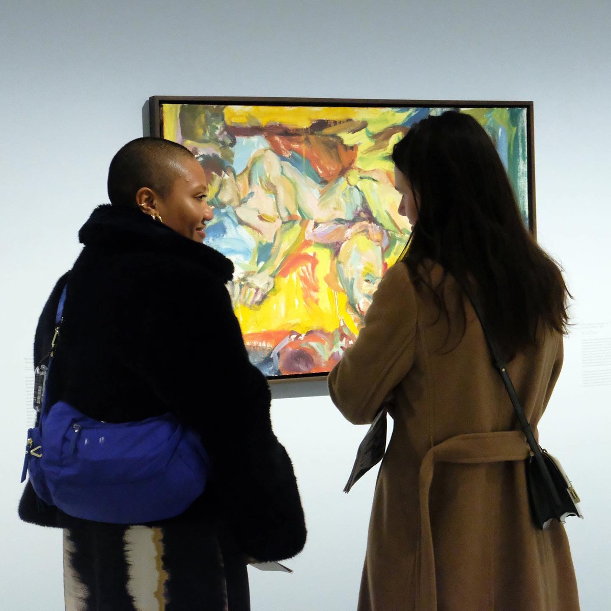 PolyesterZine's tweet photo. Pictures by @isseymg from our private view of the Carolee Schneemann exhibition and panel discussion @BarbicanCentre on Sunday✨ https://t.co/cSz9kVo1I0