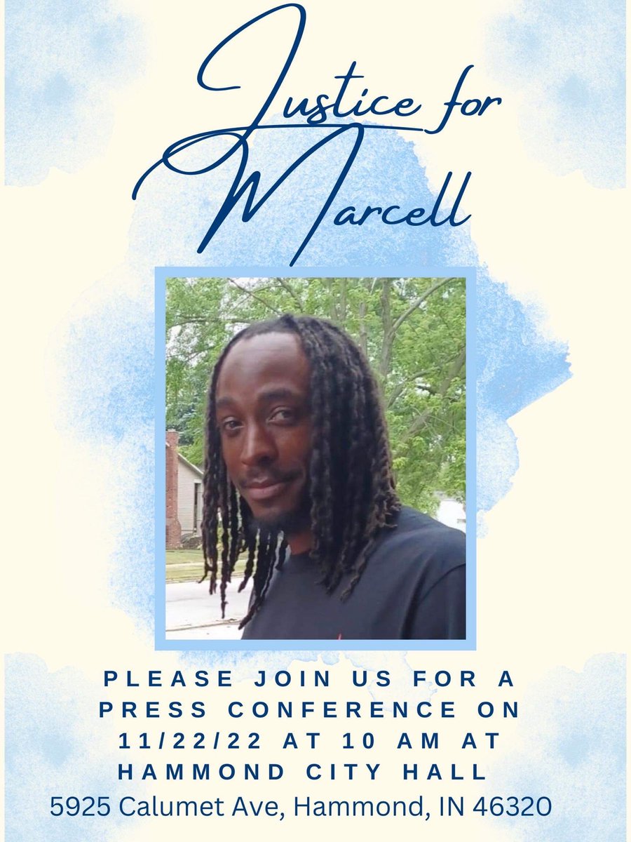 #HammondIN City Hall TODAY to support a family demanding info abt the murderof their loved one! #MarcellJennings bit.ly/j4m-press
"Join us on Tuesday, to make sure my big bro doesn’t become apart of the 60% of unsolved murders of Black people. #Justice4Marcell"