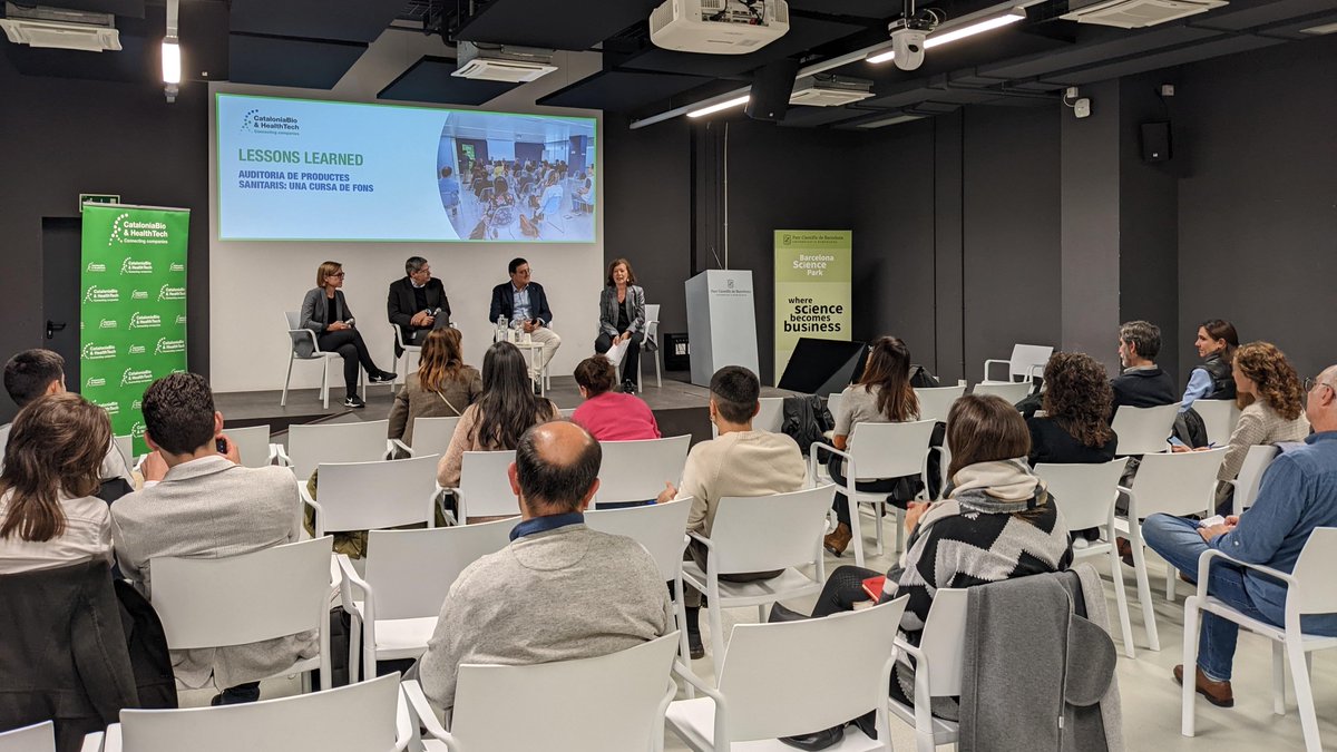 CataloniaHealth's tweet photo. 🔛🟢 Lessons Learned to share the experience of companies in their medical device audits is on!

Use hashtag #LessonsAudit to join the conversation, with @Good_Gut @Avinent_Group @Vecmedical 

👉 https://t.co/XMRLPhZLmB https://t.co/tUo7IQJrG7