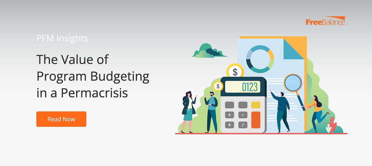 freebalance's tweet image. #ProgramBudgeting is crucial for contingency plans, managing emergency spending and providing #fiscal #transparency. With high distrust levels in #gov, adopting multi-year COAs and program budgeting are key in the #permacrisis era bit.ly/3geomHA

#PFM #COA #Expenditure