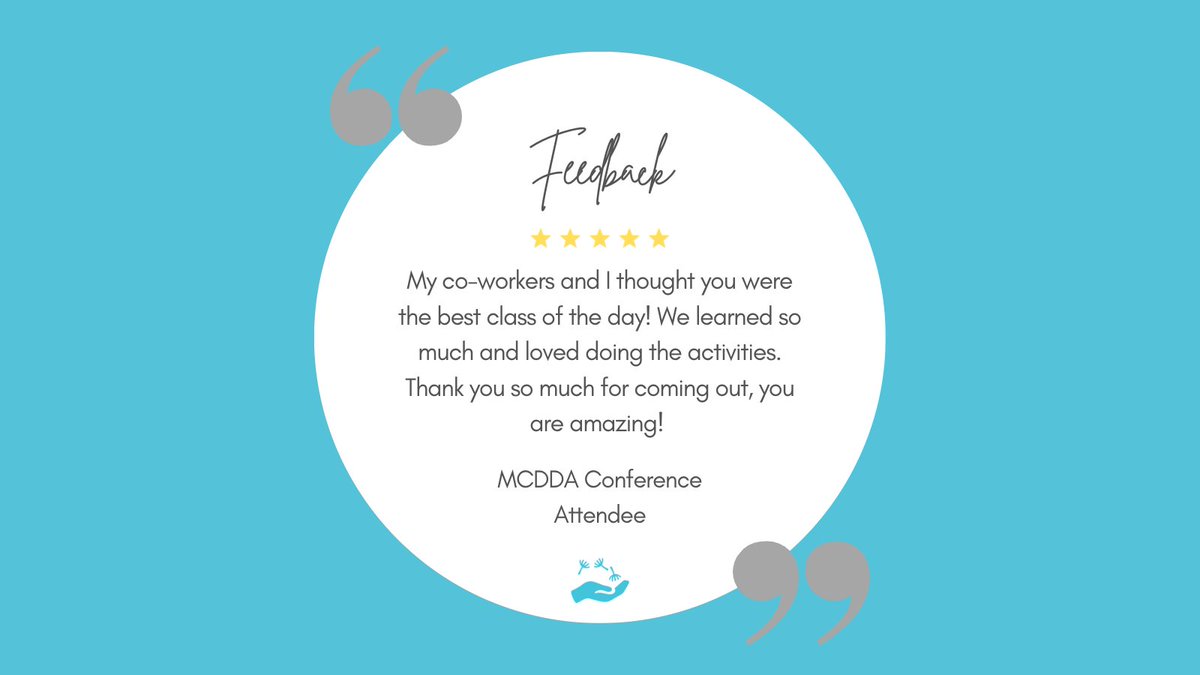 hb_dialoguedr's tweet photo. We ♥️to hear amazing feedback from our workshop participants!
#solutionfocused #conference #feeback #communication #coaching #certification #healthcare #education #training #development #learning #event #MCDDA https://t.co/BZC1u1q8CB