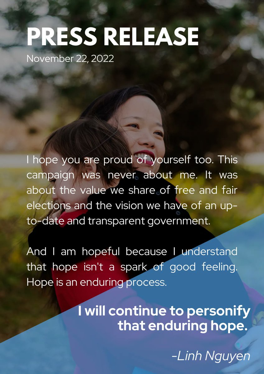 I will continue to personify that enduring hope.  #tuesday #Midterms2022