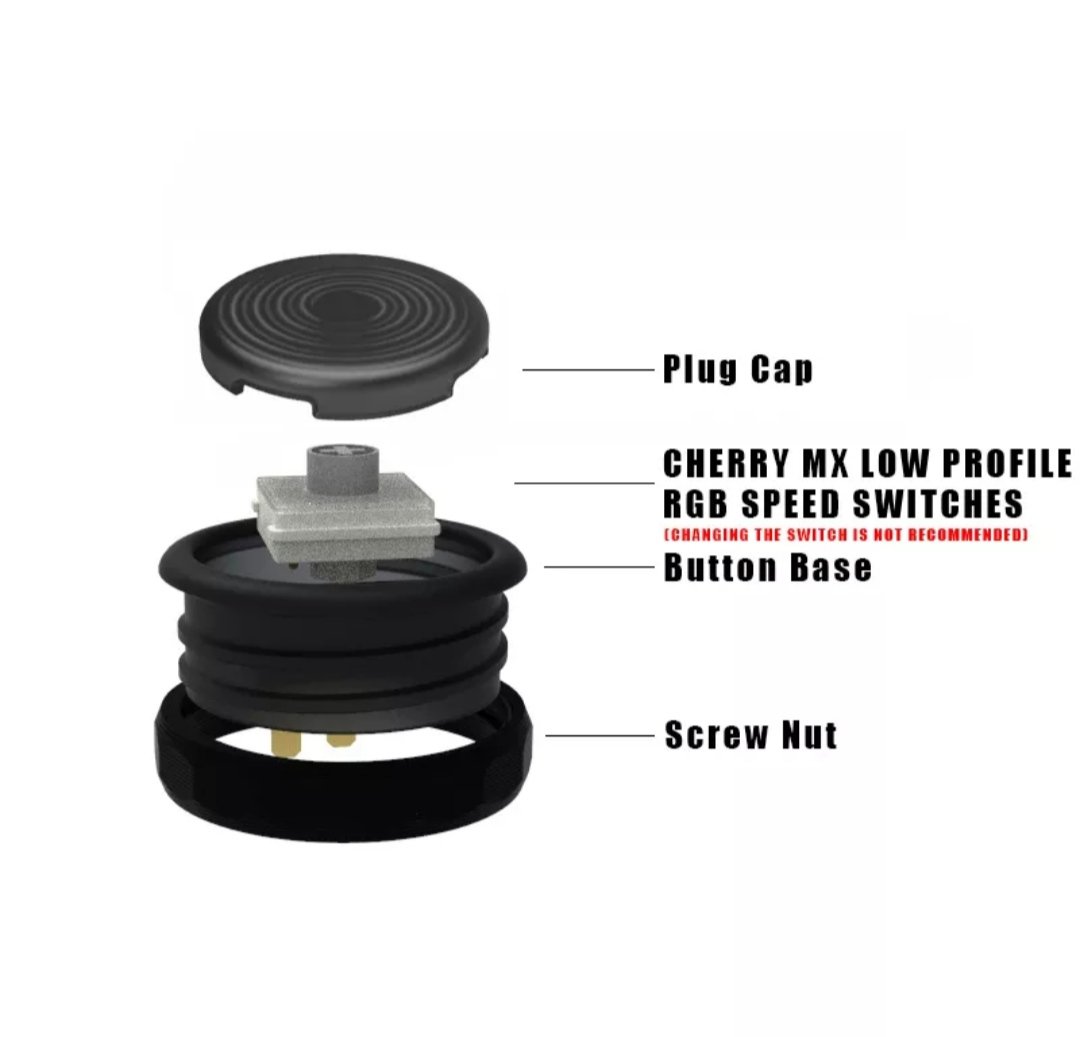 RPunK_cl's tweet image. Estimados. Tengo en venta dos juegos de 8 botones punk workshop de 30mm. Botón mecánico con Cherry MX silver speed RGB low profile. Es el botón más rápido del mercado y que actualmente utiliza Tokido. Cualquier duda o consulta al inbox.

Valor $42.000 cada juego

RT plz.