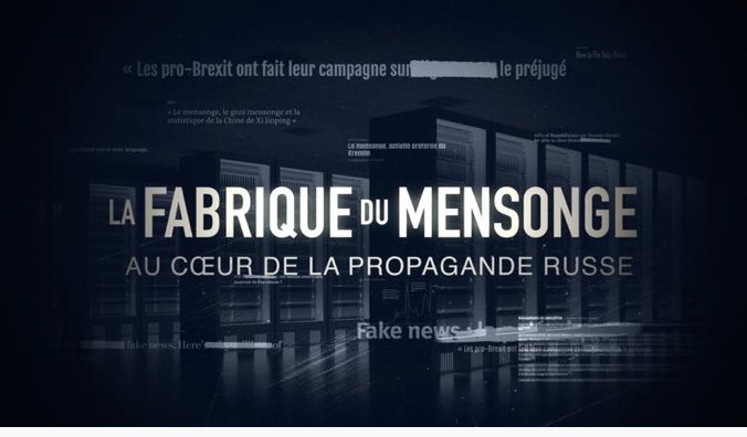 servicePresseF5's tweet photo. #TempsFort #Sem50
▪️Soirée événement @FDM_f5
La fabrique du mensonge
Au cœur de la propagande russe
Présentée par @KRissouli
Documentaire de 80’ réalisé par @Elsaguiol suivi d’un débat de 30’
@FDM_f5 https://t.co/LU802t7SeQ