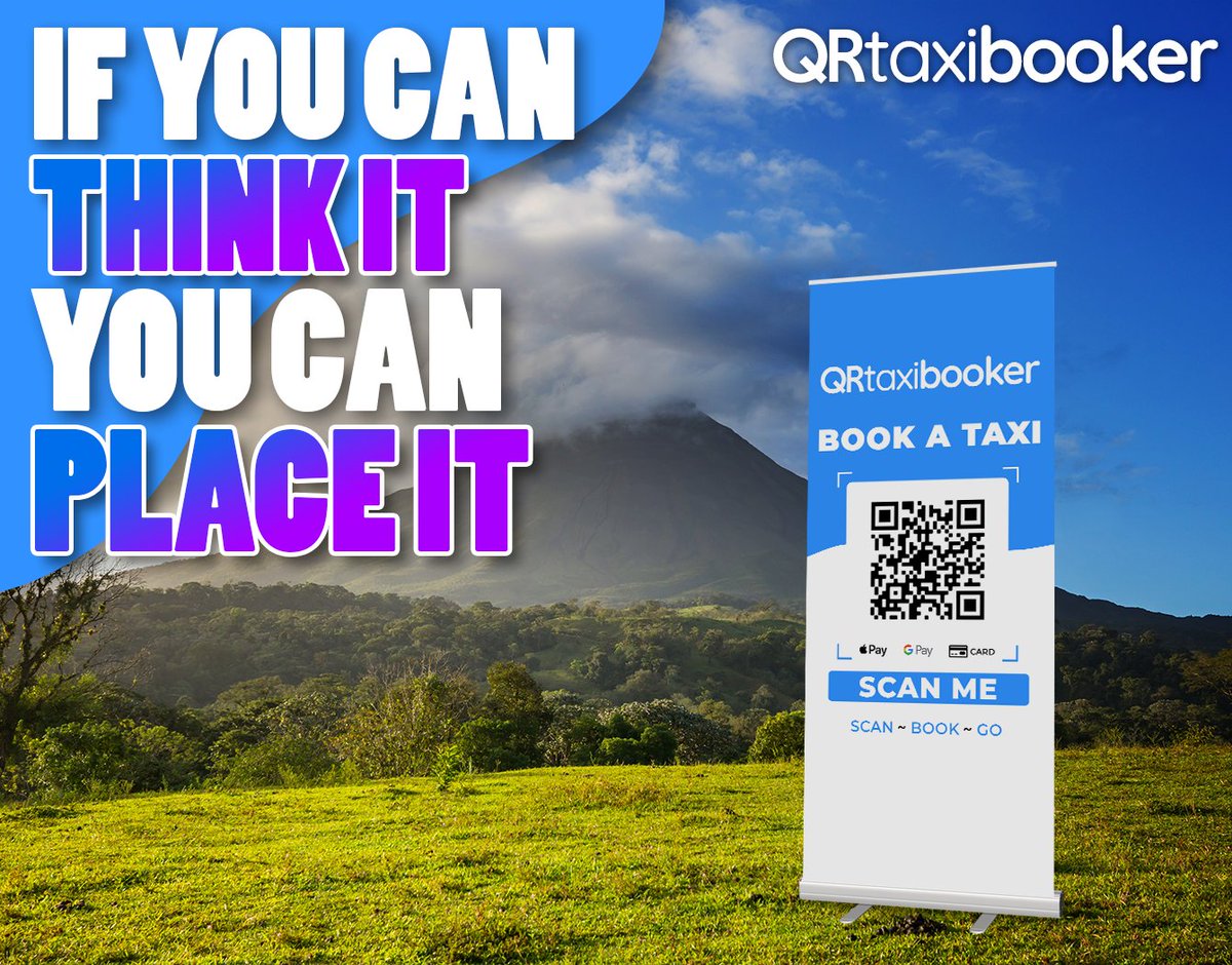 There are no limits to where you can place them!
Get yours today & see the results: taxisolutions.co.uk/qr-taxi-booker… 
0330 088 1185 
.

.
.
.
#Taxi #TaxiService #QRtaxibooker #QRbooking #QRsystem