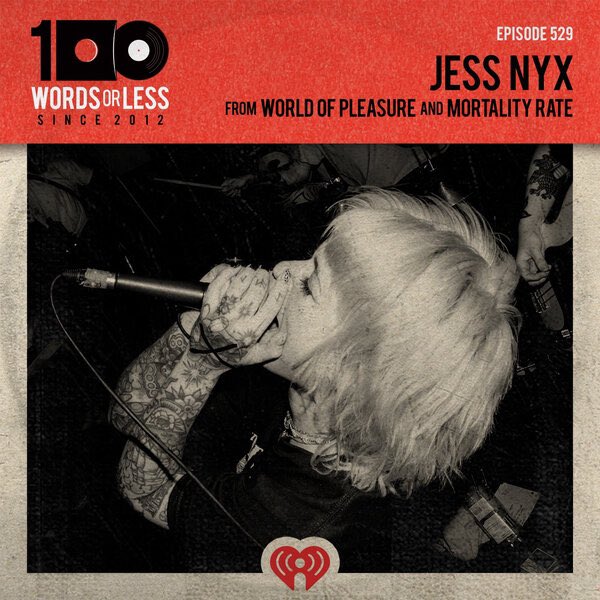 YesItIsIDavid's tweet photo. Fantastic episode of @100wordspodcast where @xpurposex talks with @nyx_xvx from @MortalityRate &amp; World Of Pleasure. Learned a lot about the Calgary scene &amp; Western Canada in general. Highly recommended.

And check out Mortality Rate &amp; World Of Pleasure if you haven’t already. https://t.co/uvOwryWBUh