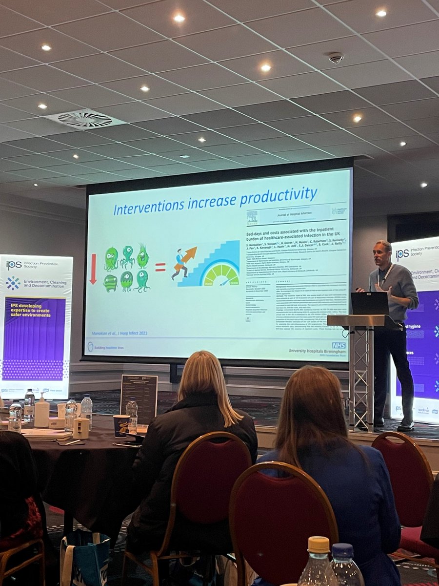 IPS.ECD (@ipsecd) on Twitter photo Considering the end-to-end pathway from admission to discharge is a great way to bring this year’s conference to a close. <a href="/drmarkgarvey/">Mark Garvey</a> is our final speaker – summarising a number of the essential topics discussed today – water, air, environment, disinfection and more. #IPSECD Considering the end-to-end pathway from admission to discharge is a great way to bring this year’s conference to a close. <a href="/drmarkgarvey/">Mark Garvey</a> is our final speaker – summarising a number of the essential topics discussed today – water, air, environment, disinfection and more. #IPSECD