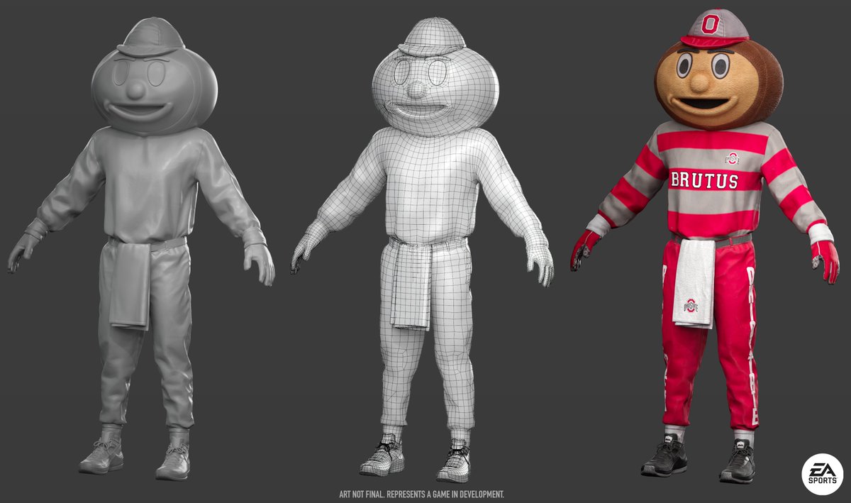 OhioStAthletics's tweet photo. Sneak peek 👀  of @Brutus_Buckeye in @EASPORTSCollege Football 🎮 🏈 
➕: https://t.co/NdRI3iOThl https://t.co/Oqj9Fk3xC5