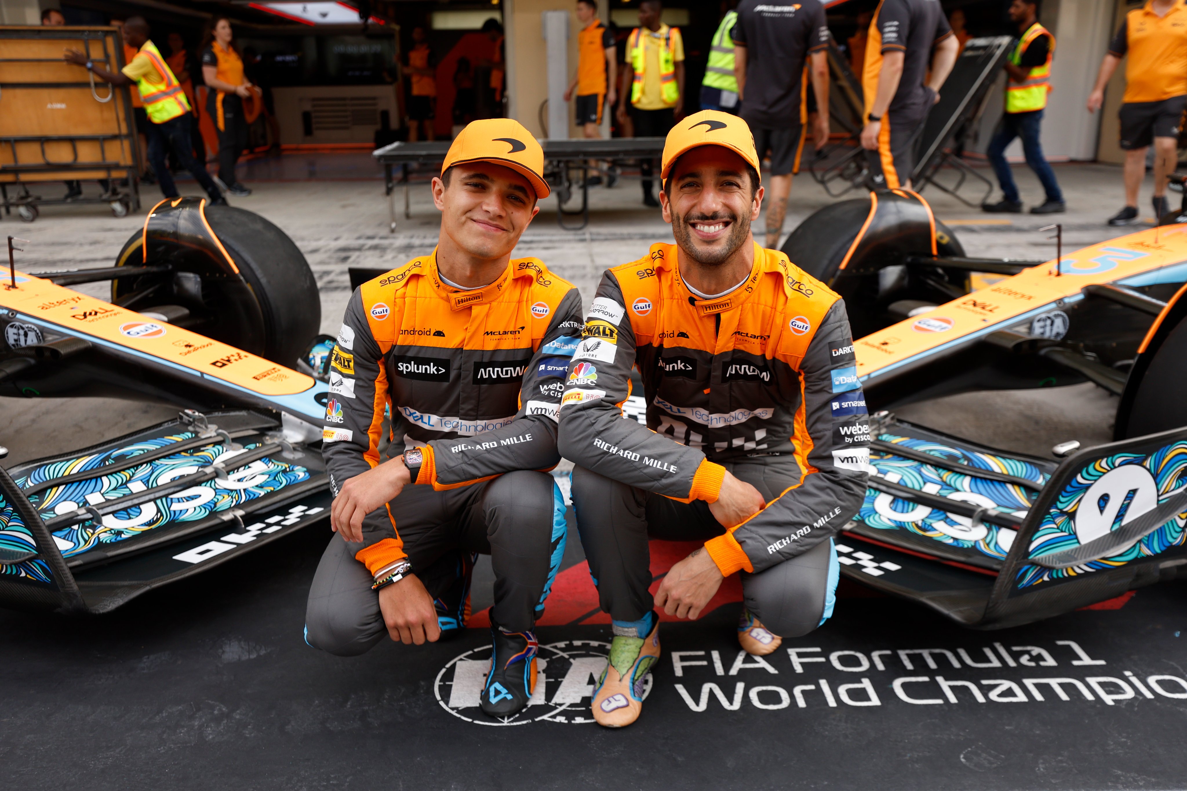 Lando Norris and Daniel Ricciardo served their second and final season as McLaren teammates