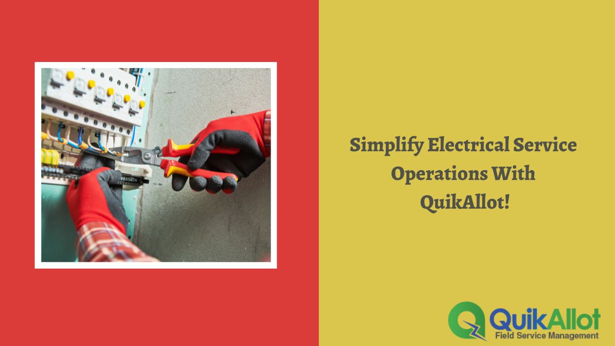 quikonesolution's tweet image. Want to know how the tedious #electricaloperations are simplified with #FieldServiceSchedulingApp?
Integrate our fastest #QuikAllotTool and see the difference! bit.ly/2yVFNGC
📩 sales@quikallot.com
#ElectricalServiceSoftware #USA
#ElectricalServiceBusinessSoftware