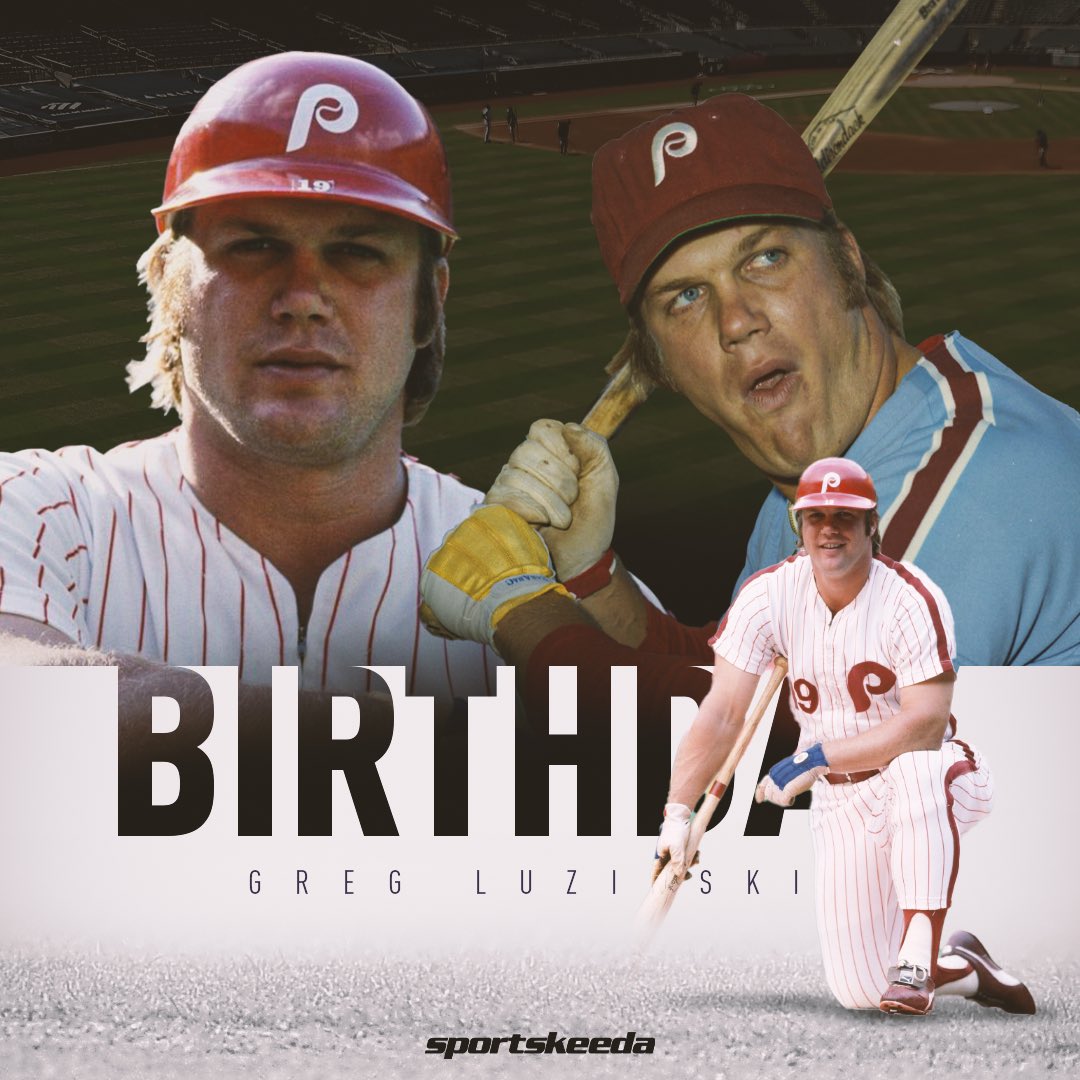 Happy Birthday to former OF for the Phillies, Greg Luzinski!    1980 World Series Champion 4x All-Star 