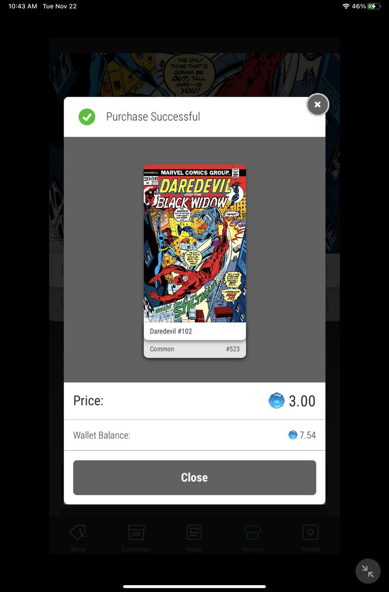 danielson781's tweet photo. Quick snipe on the market before todays drop #3Digit #3Gems https://t.co/6WQ7y6gig6