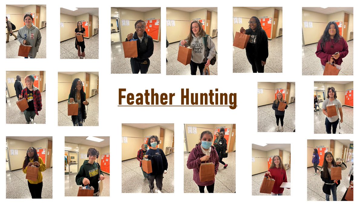 Our staff and students enjoyed the annual Turkey and Feather Hunt!!! #aghschargers #aydennc #griftonnc #chargingtowardsexcellence