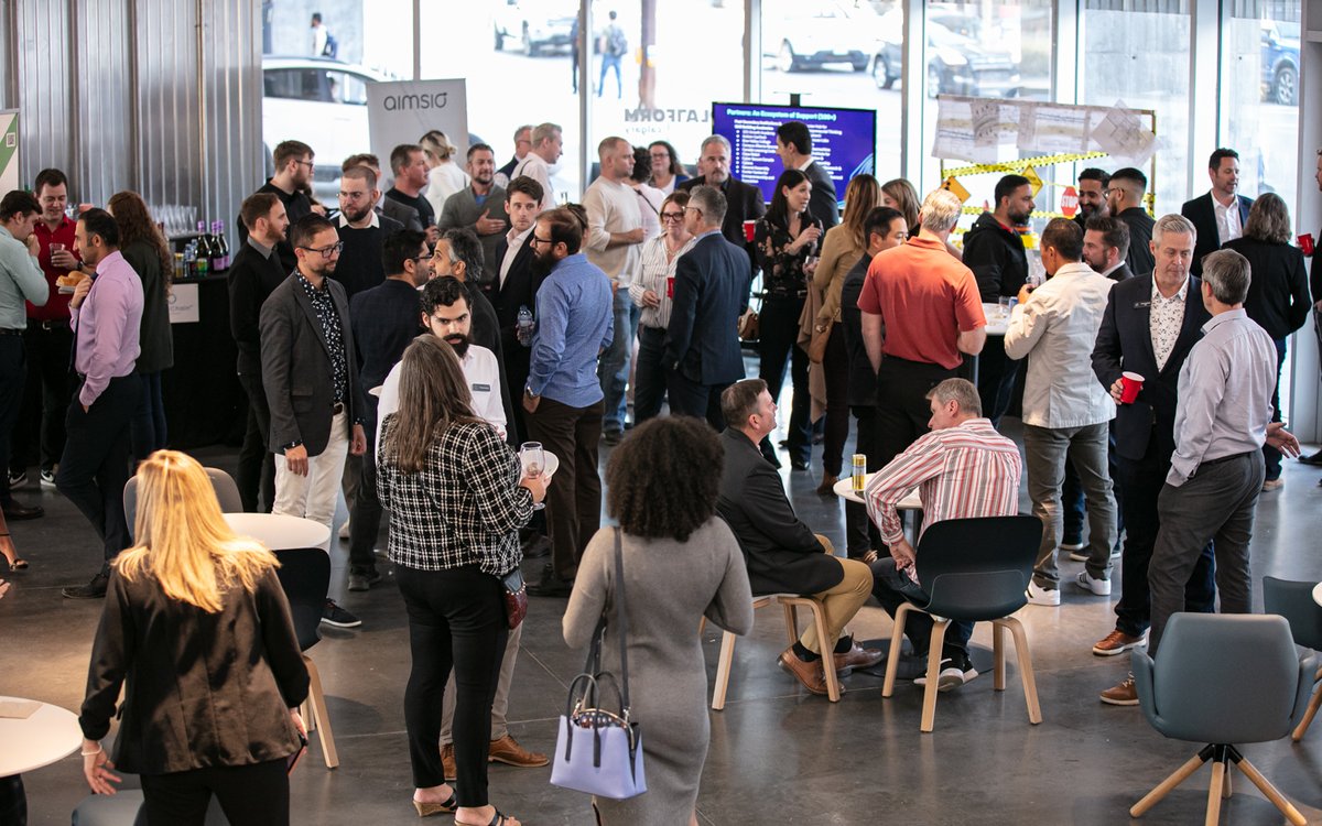 AMIRockChain's tweet image. Photos from our RockChain 2.0 launch event - and the infamous themed candy buffet, shout out to @SugarCubeYYC  for the wonderful set up! We can&apos;t thank everyone enough, these photos speak for themselves - great times with even better people. 

#techyyc #construction #calgarytech
