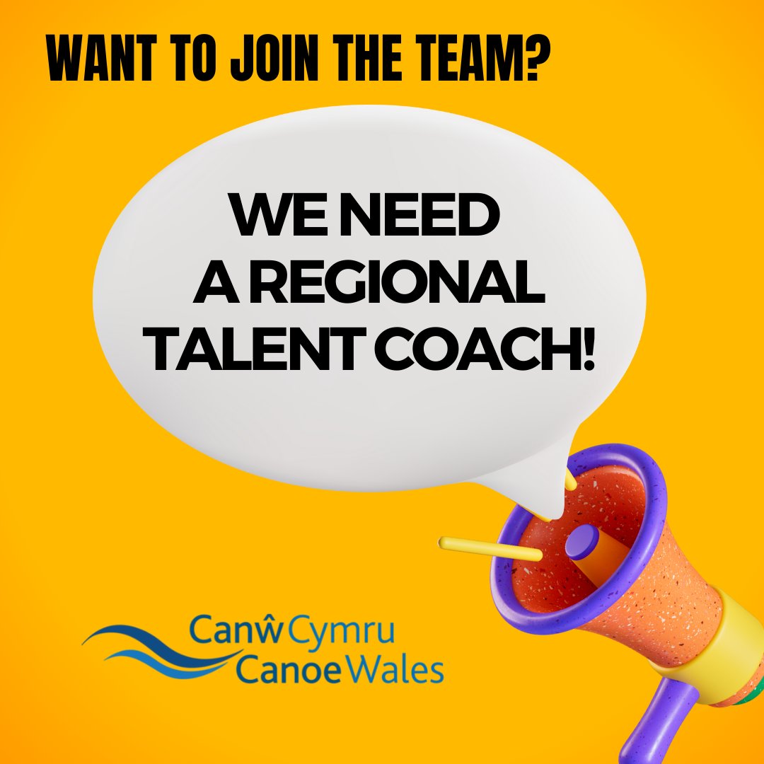 CanoeWales's tweet photo. Join the Canoe Wales Team and become our new 𝐑𝐞𝐠𝐢𝐨𝐧𝐚𝐥 𝐓𝐚𝐥𝐞𝐧𝐭 𝐂𝐨𝐚𝐜𝐡
➡ Hours: 18 hours per week
➡ Salary: £19-24k PA pro rata 
➡ Location: North Wales
➡ Closing date: 5th December 2022
Apply today!👉https://t.co/jCTRhXO3r4 https://t.co/D2ORdaoBYX