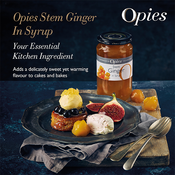 Have you tried <a href="/OpiesFoods/">Opies</a> Stem Ginger? As the weather turns cooler, ginger adds a great seasonal edge to darker night menus in cakes, cocktails, and more.  
 
#foodservice #catering #chef #pub #restaurant #cafe #huddersfield #leeds #yorkshire #lancashire #manchester #clitheroe