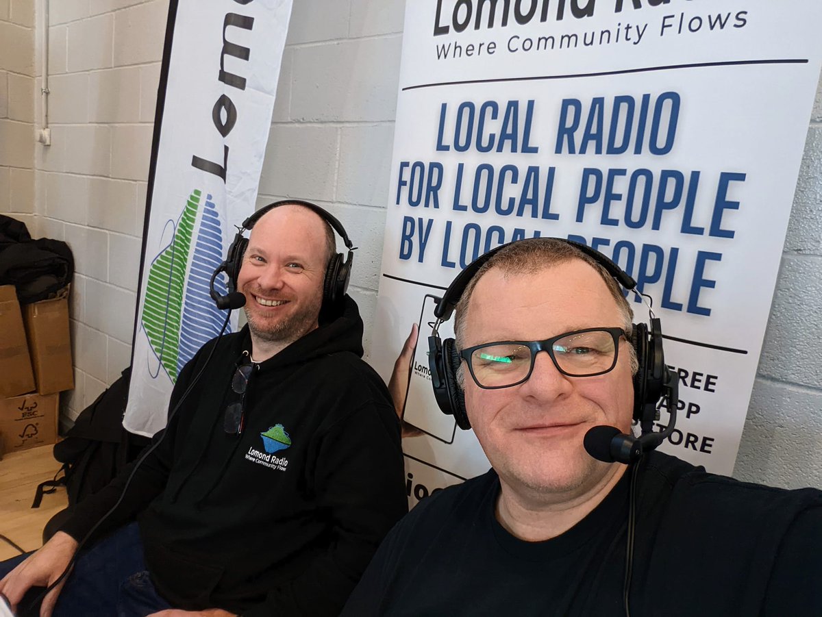 lomondradio's tweet photo. Another great day at the @DYWWEST #STEMWest22 Event at @WestCollScot. Over 600 students from across the region through the doors over the course of 2 days finding out about #STEM related careers and talking to us on Lomond Radio.

#LomondRadio #LocalRadio #CommunityRadio #Careers https://t.co/FXF9y9YuqP