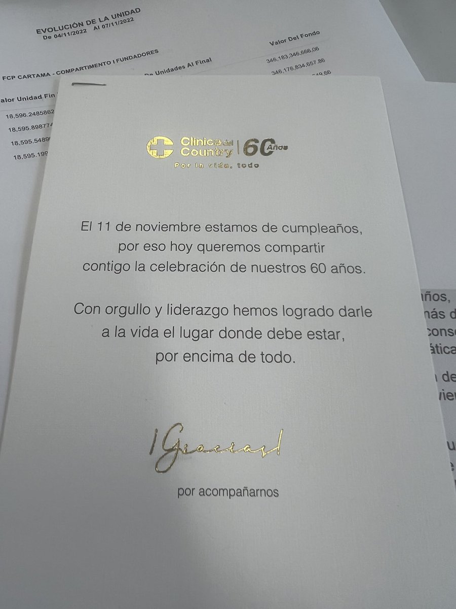 marioherzam's tweet photo. Felicitaciones por sus 60 años sirviendo al país la clínica del country en Bogotà https://t.co/XPIoVICZuX
