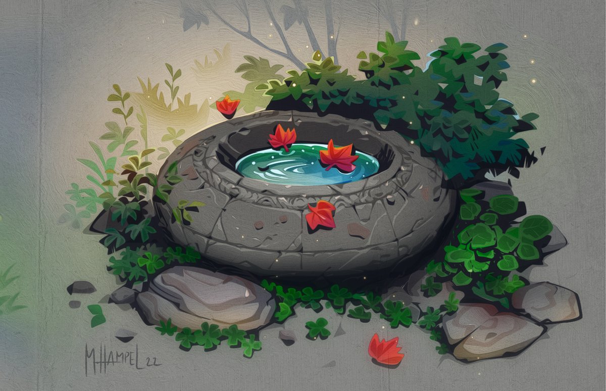 「A little place to rest.  」|Marcel Hampel | on PATREON & GUMROADのイラスト