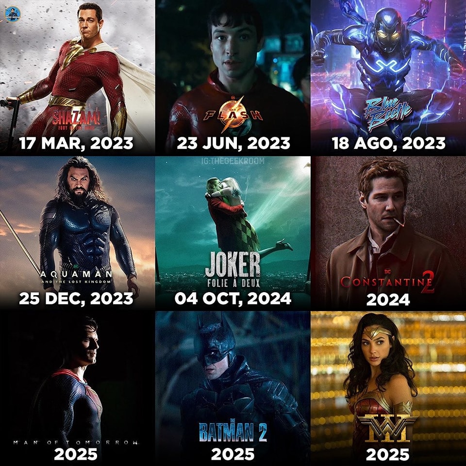 Outro universo compartilhado da DC terminará em 2024, após 7 filmes