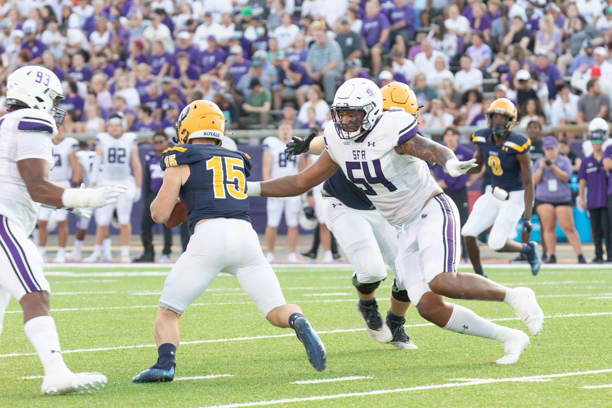 Blessed to receive an offer from Stephen F. Austin! <a href="/Coach_RogersSFA/">Cameron Rogers</a> <a href="/MGCCC_FOOTBALL/">MGCCC Football</a>