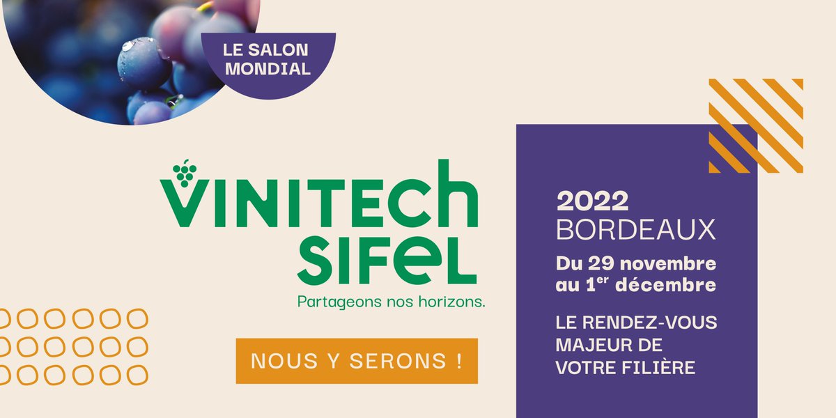 Nous serons présents au salon 
<a href="/vinitechsifel/">vinitech-sifel 🍇🍷🏺🇨🇵</a> du 29 novembre au 1er décembre à Bordeaux ! 

Venez nous rencontrer sur notre stand pour échanger au Hall 1 - Allée A - Stand 1906.
Pour prendre RDV : info@winefunding.com ou au 05 54 49 92 50.