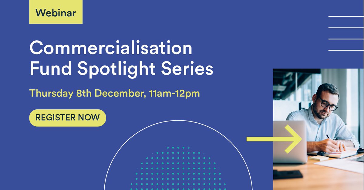 Big Ideas (@ei_bigideas) on Twitter photo Join us on December 8th at 11am for the second in a series of webinars to hear how Enterprise Ireland's Commercialisation Fund supported the Hooke Bio's team to spin out in 2017 Successfully. Register to watch here to find out and more:us02web.zoom.us/webinar/regist…
<a href="/Entirl/">Enterprise Ireland</a> Join us on December 8th at 11am for the second in a series of webinars to hear how Enterprise Ireland's Commercialisation Fund supported the Hooke Bio's team to spin out in 2017 Successfully. Register to watch here to find out and more:us02web.zoom.us/webinar/regist…
<a href="/Entirl/">Enterprise Ireland</a>