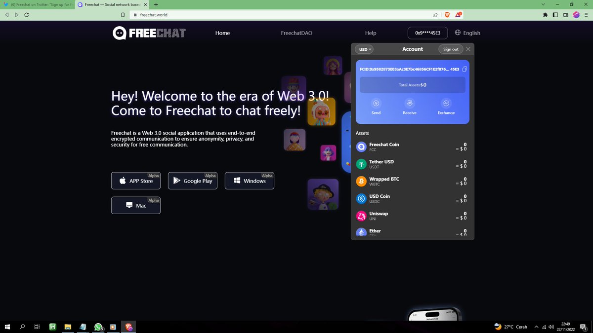 sungjunwoo2's tweet photo. @FreeChat_App ready go to the moon $FCC #Airdrop 

@baraaberexx 
@green_iggie 
@Melsuramelll 

0x9582873E03aAc3E7bc46856CF1E2f0765bCf45E3 https://t.co/3pZoJX4ijI