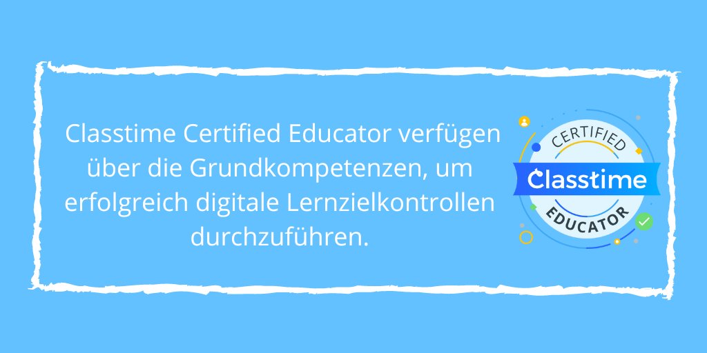 Herzlichen Glückwunsch Thomas Mathis zum Bestehen der Zertifizierung! Willkommen in der Classtime Certified Educator Community! Wenn auch du die Zertifizierung absolvieren möchtest, kannst du dich hier anmelden: bit.ly/3EBwaLM #twlz