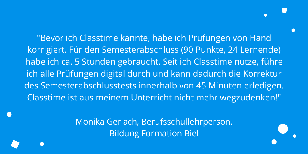 Wir freuen uns immer sehr über positives Feedback unserer Nutzenden! Wenn auch du gerne eine Rückmeldung zu Classtime schreiben möchtest, kannst du das gerne hier tun: bit.ly/3kQq5Pm  Vielen Dank! #twlz