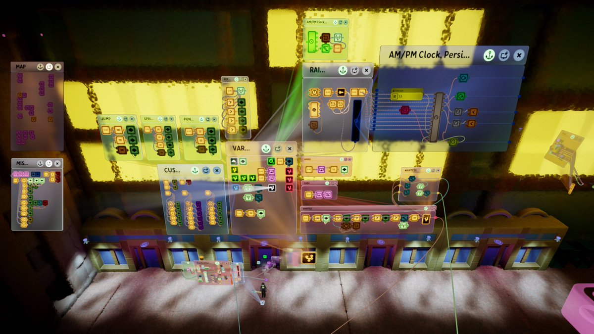 Phoenaxis's tweet image. 🧭 Creating guides to help plan out RELOAD: 
✅ 13 main missions
✅ 24 side activities
✅ 9 pacifist jobs
✅ 3 open-world islands!

Lots of fun ahead; maybe a LATE 2023 release?
#PS5Share #MadeInDreams #indiedev #gamedev