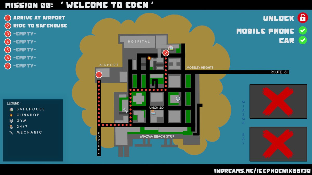 Phoenaxis's tweet image. 🧭 Creating guides to help plan out RELOAD: 
✅ 13 main missions
✅ 24 side activities
✅ 9 pacifist jobs
✅ 3 open-world islands!

Lots of fun ahead; maybe a LATE 2023 release?
#PS5Share #MadeInDreams #indiedev #gamedev
