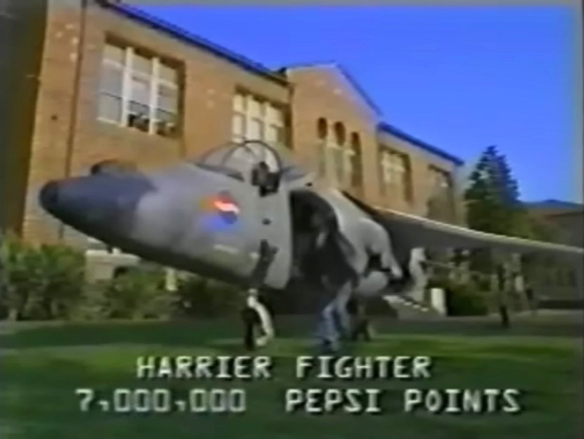 JetArtAviation's tweet photo. Drink Pepsi get stuff...
Or maybe just call Jet Art

#PepsiWheresMyJet #WeSellHarrierJets
#BetterCallJetArt #Pepsi #Netflix
 #NoBotherInTheHover
  
@pepsi @netflix @CocaCola https://t.co/iXx6UmPU7w