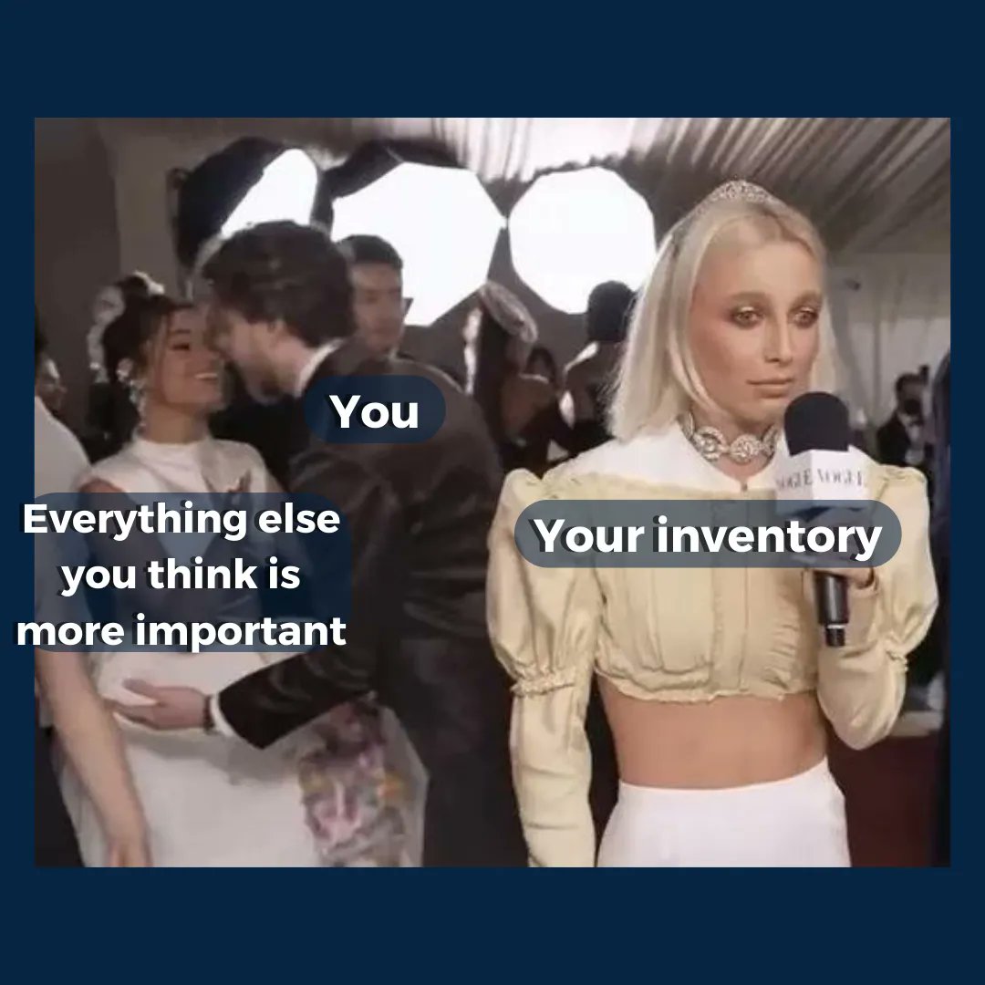 Are you taking your inventory seriously enough? 

#ecommerce #blackfriday #inventorymanagement #supplychainmanagement #memesdaily #erpsoftware #smartprocesses #InventoryTracking #holidayseason