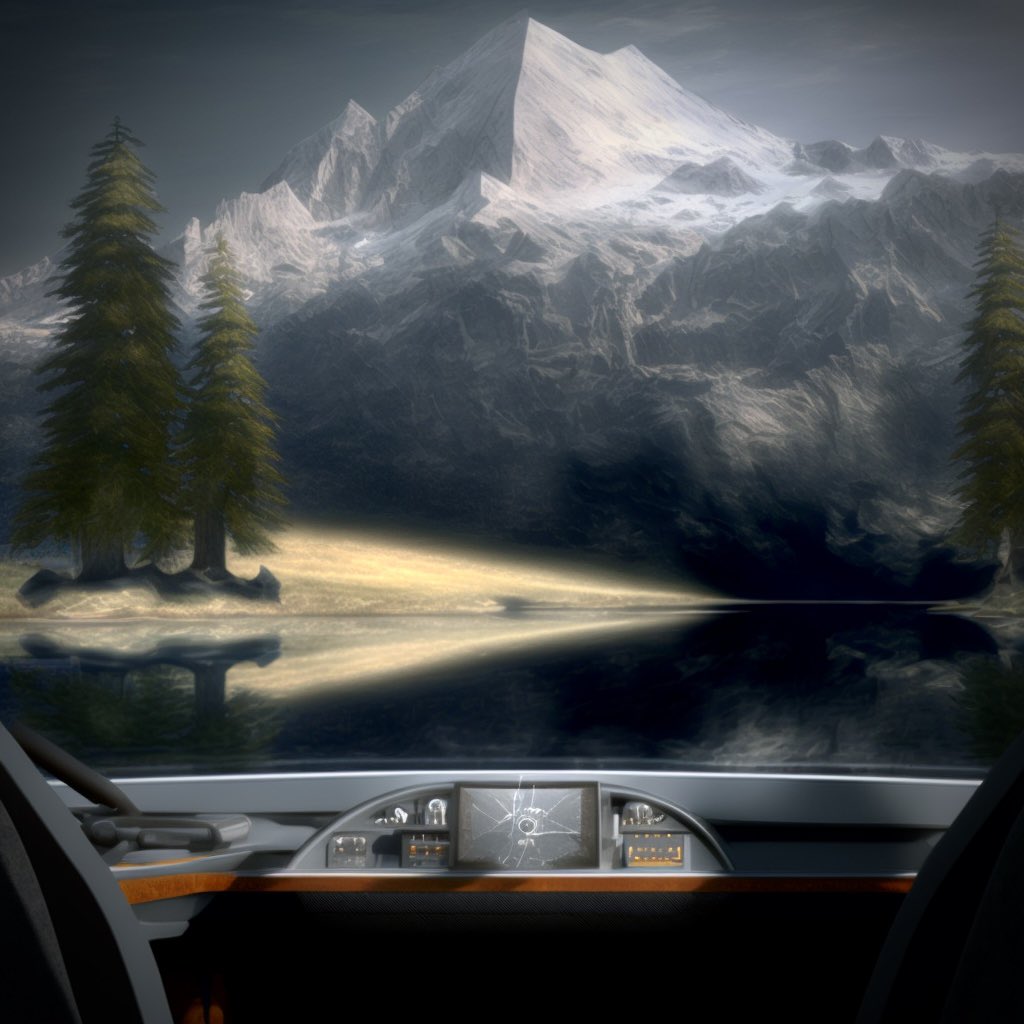 jasonvestri's tweet photo. [Sketch sessions] futuristic automotive interior in a snow capped landscape. #automotiveconcepts #futuristic #3dsketch #conceptart https://t.co/rH6OUQusvI