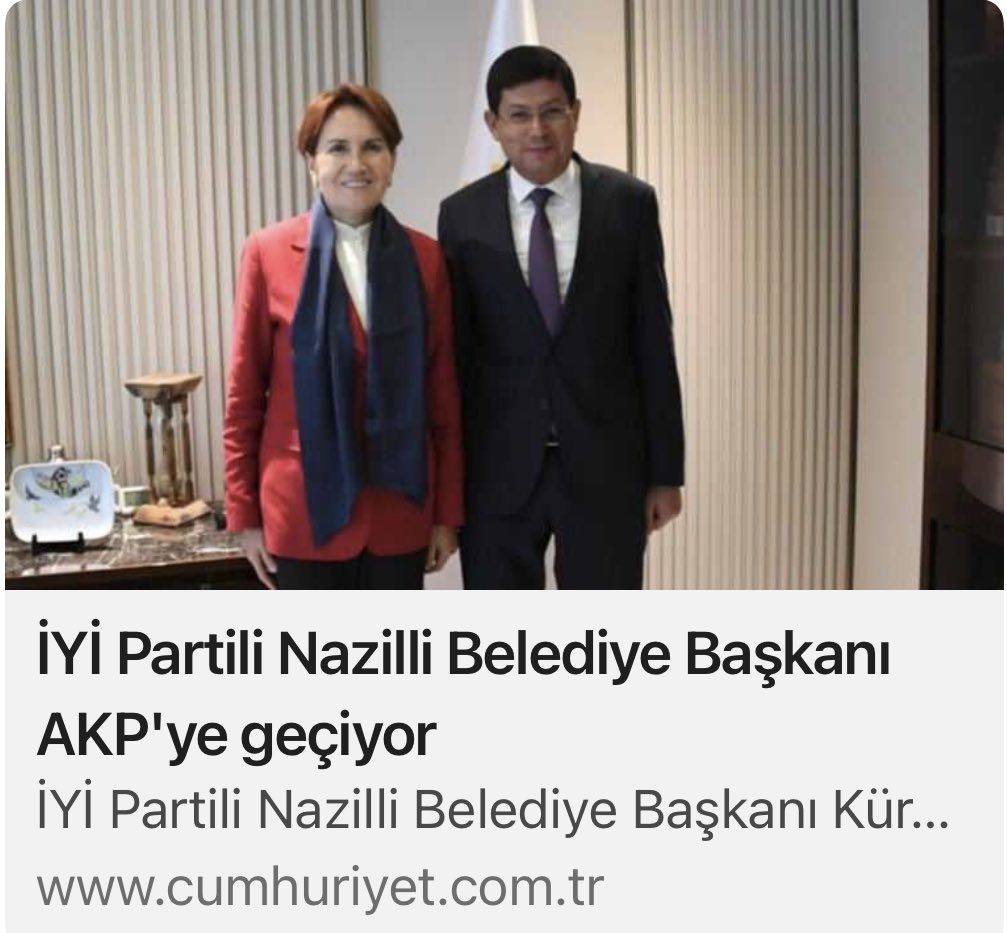 Nazilli, Ege’nin en büyük ilçelerinden biri. Birçok Anadolu kentinden de daha kalabalık ve ekonomisi canlı bir yer… Başkanın AK Parti’ye geçmesi dikkat çekici..