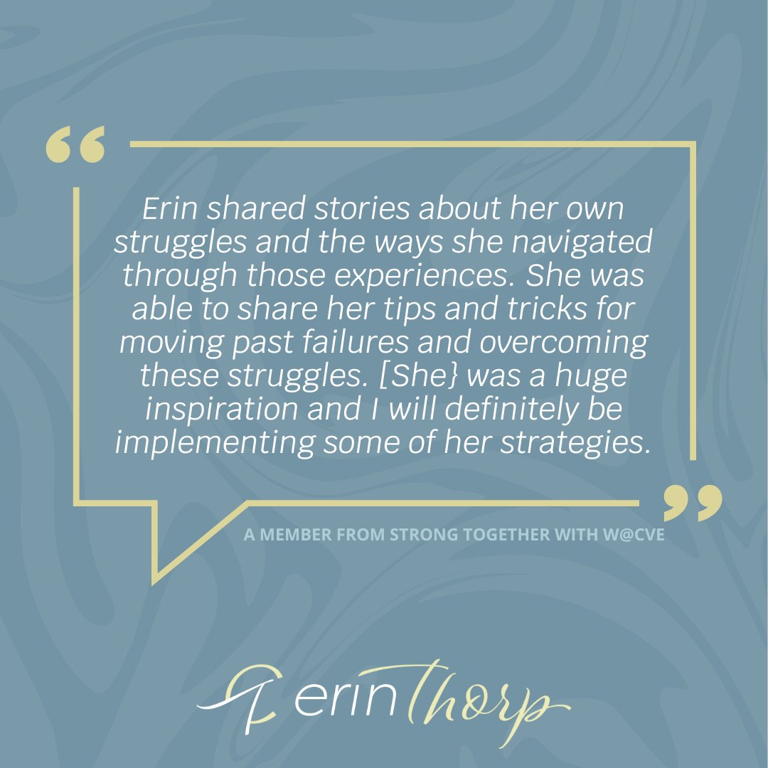 Are you looking for a speaker for your next corporate event? I speak about leadership development, empathy, failure, tough conversations, and more. 

Learn more about ways that I can work with your team on my website: erinthorp.ca/empathy-keynot…

#LeadershipDevelopment
