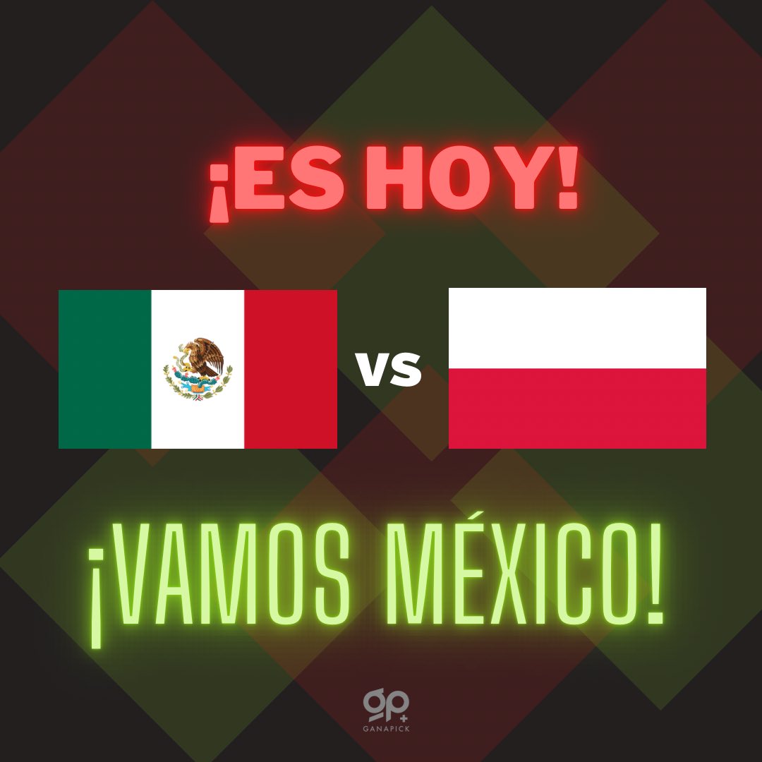 gana_pick's tweet photo. ¡Hoy cueste lo que cueste! 

¡VAMOS MÉXICO! 🇲🇽

#FIFAWorldCup #Qatar2022 #MEX #MexicanosenQatar https://t.co/cL4AsyMivo