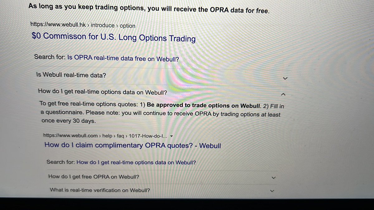 zinaich's tweet photo. @AcetheKidKT This is what I’m seeing for a live account with OPRA https://t.co/IskvHw2pci
