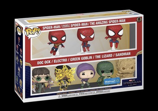 Funko Pop! Marvel: Spider-Man: No Way Home - 8-pack (Walmart