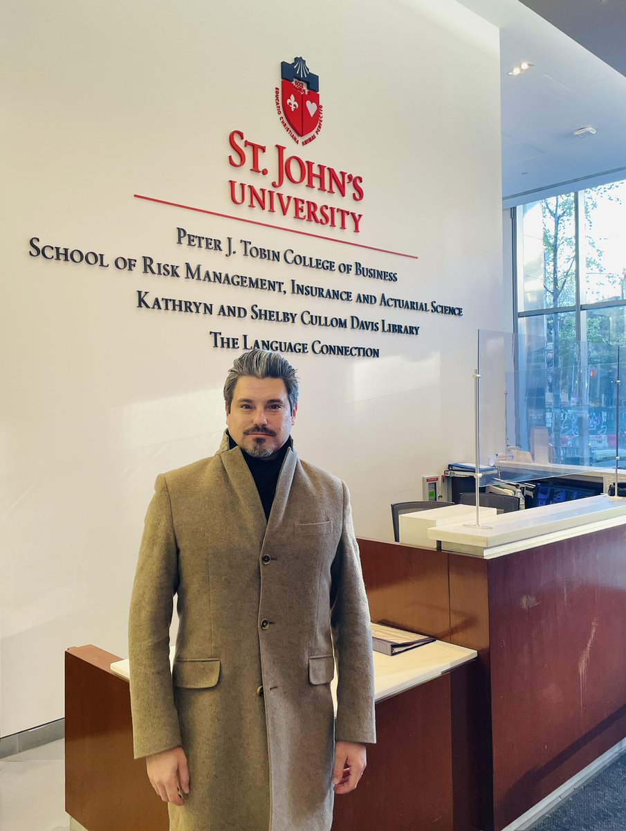 In the biggest #risk &amp; #insurance library in the world - Impressive place with 100s of years old docs and lit. Was a great pleasure to get familiar with the collection w/the Director of the library Ismael Rivera-Sierra. 🙏for the wonderful visit and care! #NewYorkNeverLetsYouDown