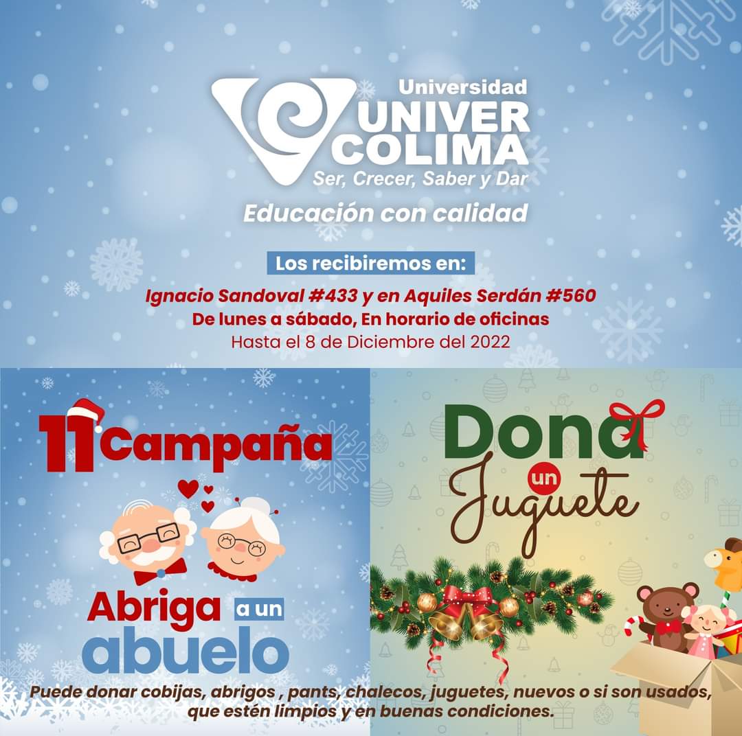 univer_colima's tweet photo. Súmate a nuestra campaña y juntos hagamos la diferencia. 🙌💙
#UNIVERCOLIMAPORAMOR
#UNIVERCOLIMASISOY https://t.co/5uEV8c36he