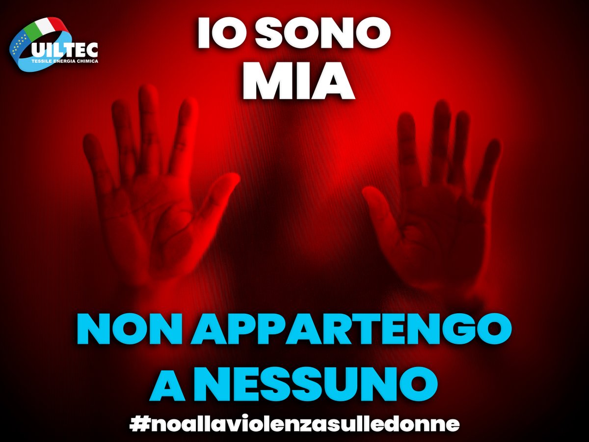 UILTECNAZIONALE's tweet photo. #25novembre – Giornata internazionale per l’eliminazione della violenza contro le donne

La Uiltec dice NO alla violenza sulle DONNE! https://t.co/nf640NnaRD