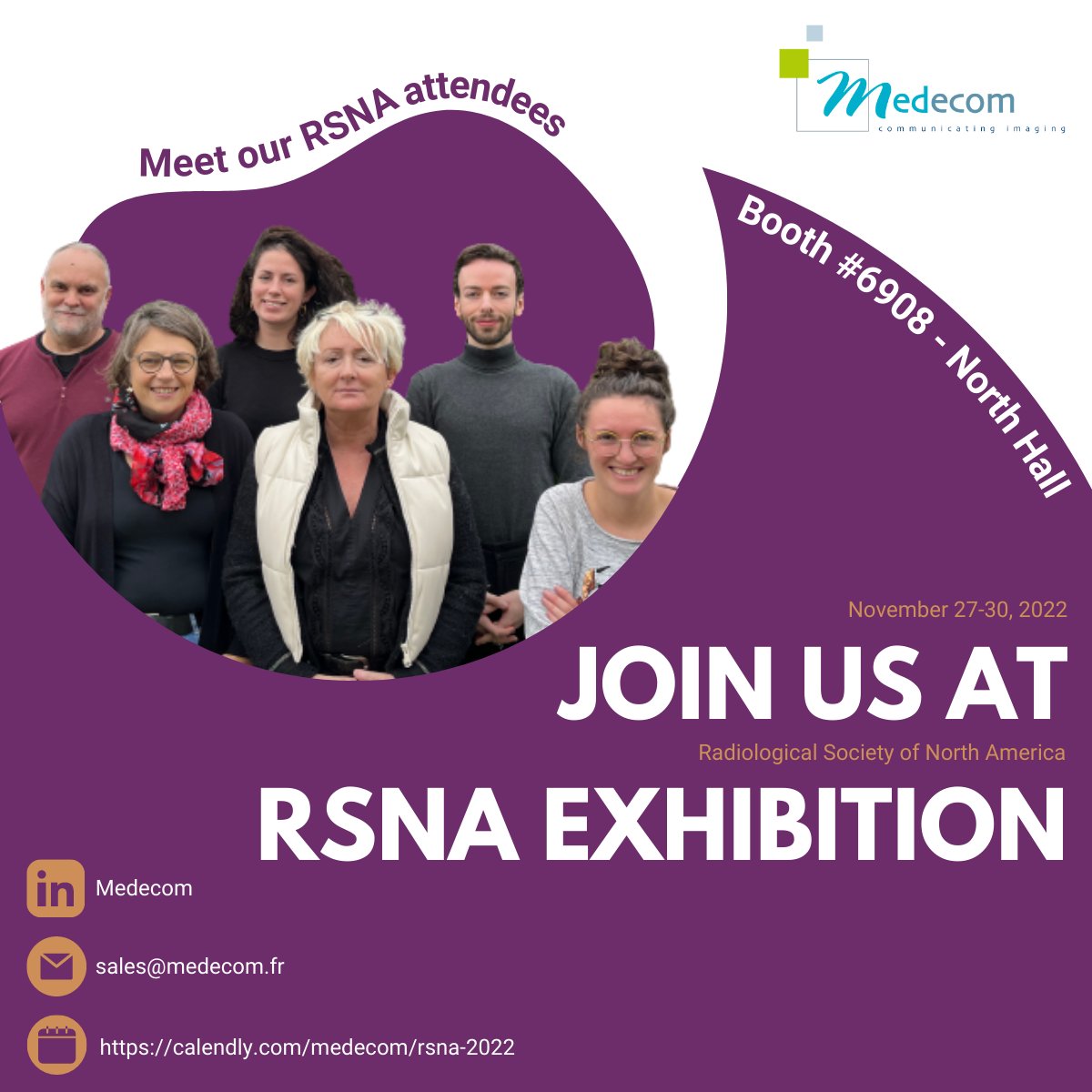 Medecom_Med's tweet photo. #RSNA2022 - Medecom Booth #6908 North Hall exhibition. #Medicasoftware solutions for #radiology &amp; #mammography.
Visit us for a DEMO - https://t.co/ESdywGEuBD https://t.co/bAMFX04q9X